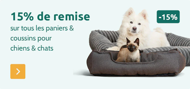 -15% sur tous les paniers & coussins