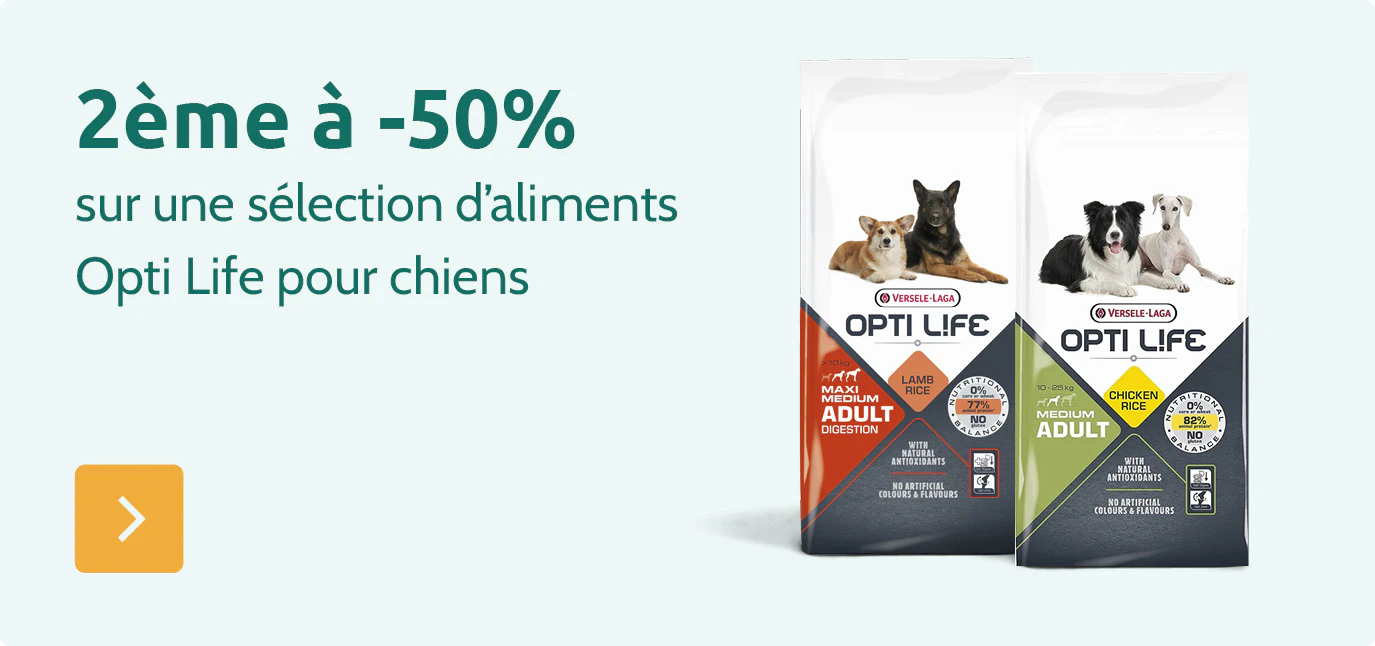 2&egrave;me &agrave; -50% sur Opti Life