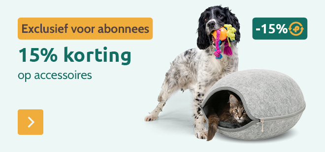 -15% op accessoires exclusief voor abonnees