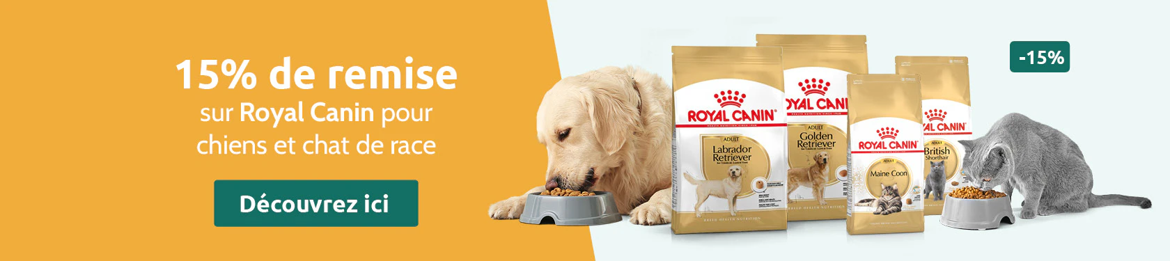 -15% sur Royal Canin Breed