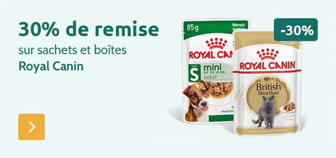 -30% sur pâtées Royal Canin