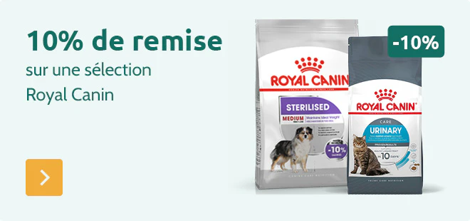 -10% sur une sélection Royal Canin