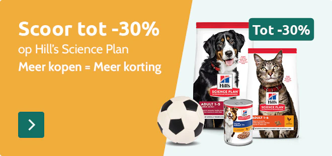 Tot -30% op Hill's SP
