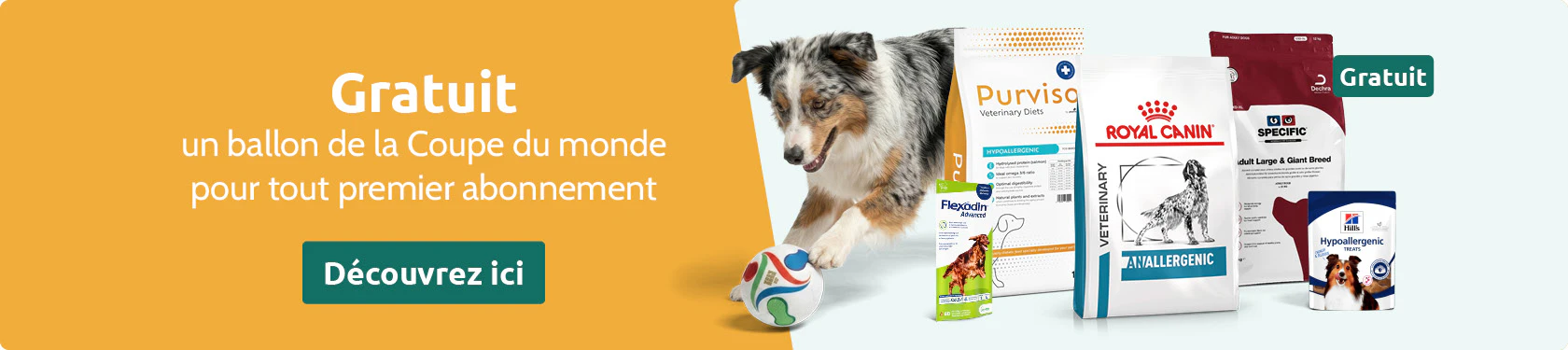 Ballon de CdM gratuit avec votre premier abonnement