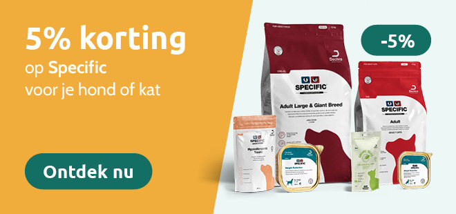 -5% op Specific voor hond en kat