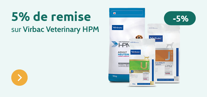 5% de remise sur Virbac Veterinary HPM
