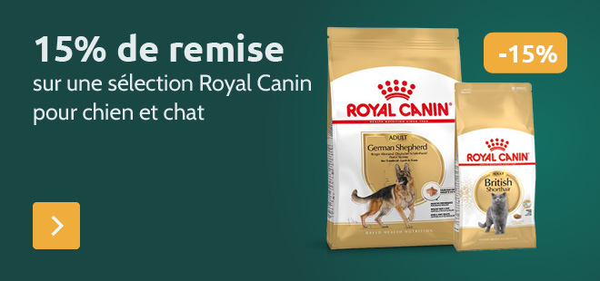 -15% sur une sélection Royal Canin