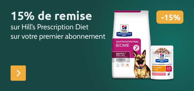 -15% sur Hill's PD sur votre premier abonnement