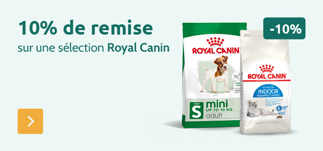 -10% sur une sélection Royal Canin