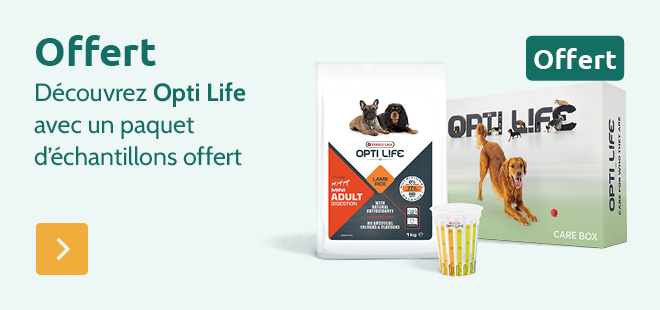 Paquet d'échantillons Opti Life gratuit