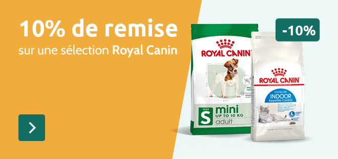-10% sur une sélection Royal Canin