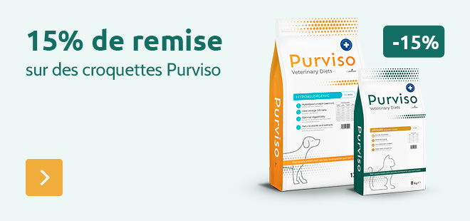 -15% sur des croquettes Purviso