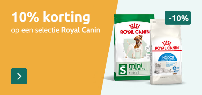 -10% op een selectie Royal Canin