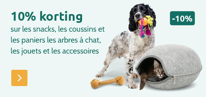 10% de remise sur snacks et accessoires