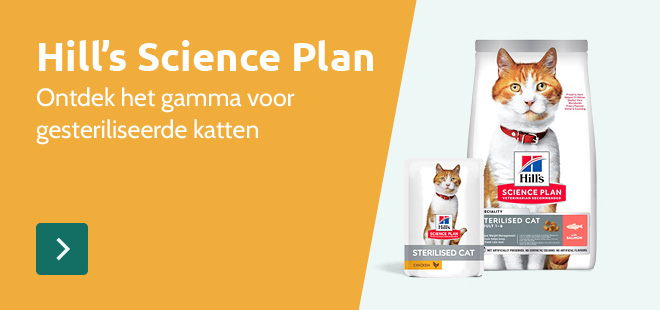 Hill's Science Plan : Ontdek k het gamma voor gestereliseerde katten