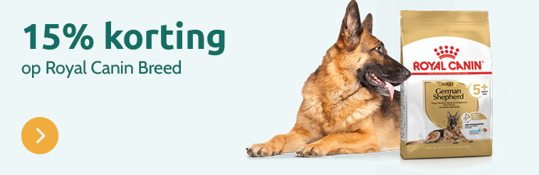 -15% op royal canin breed voor honden