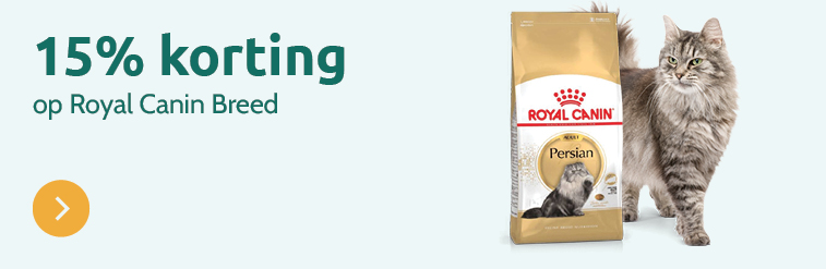 -15% op royal canin breed voor katten