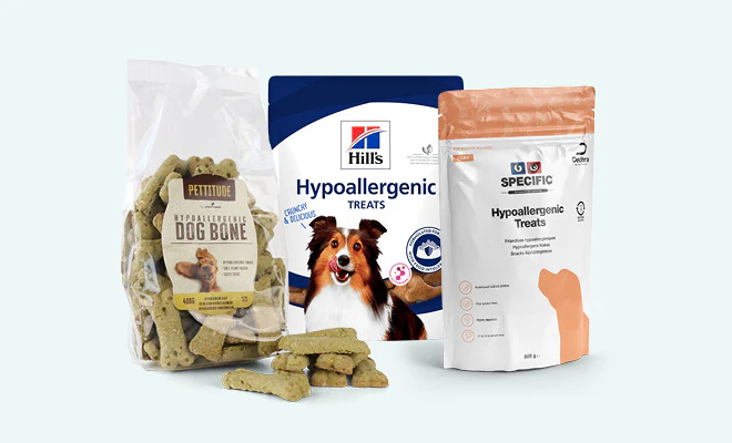 Alle hypoallergene hondensnacks