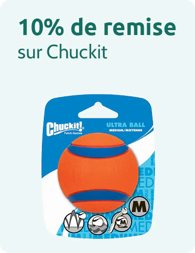 10% de remise Chuckit