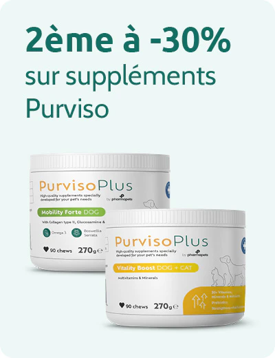 2ème à -30% sur les suppléments Purviso