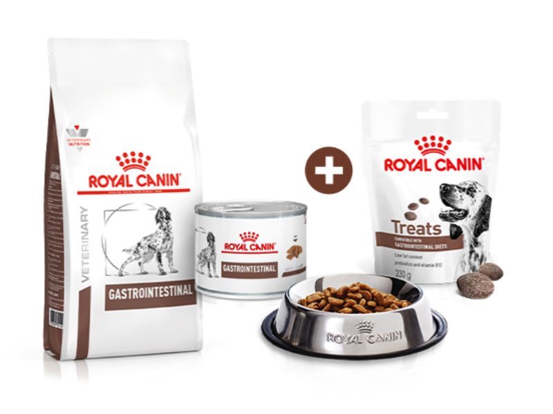 Deze treats zijn een aanvulling op de korrels en het natvoer van de Royal Canin Gastrointestinal diëten.
