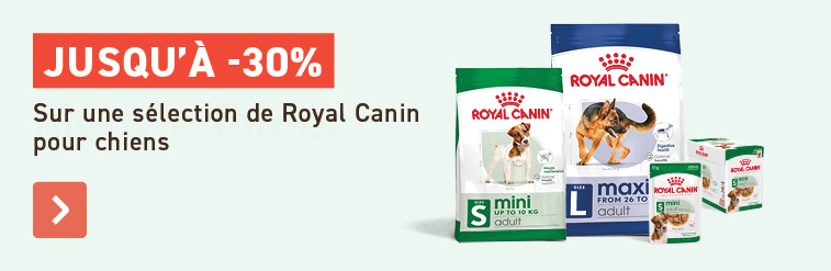 Jusqu'&agrave; -30% Royal Canin