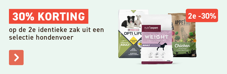 2e -30% hondenbrokken