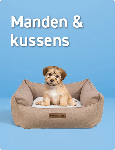 Manden & kussens voor puppy