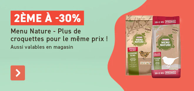 2ème à -30% sur Menu Nature