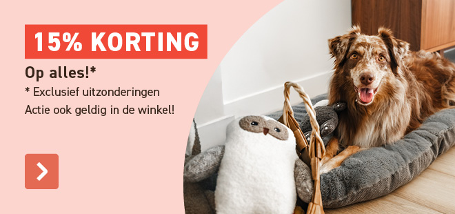 -15% op alles