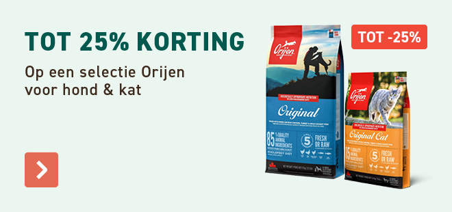 Tot -25% Orijen Droogvoer