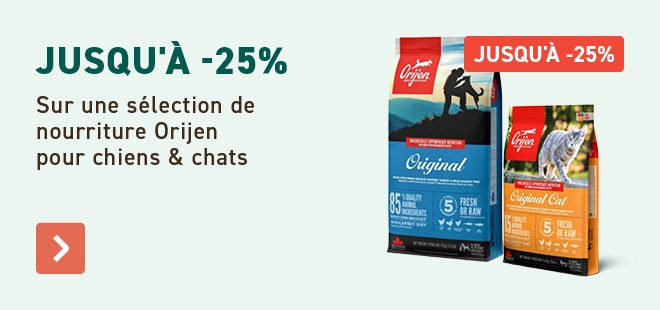 Jusqu'à -25% Orijen