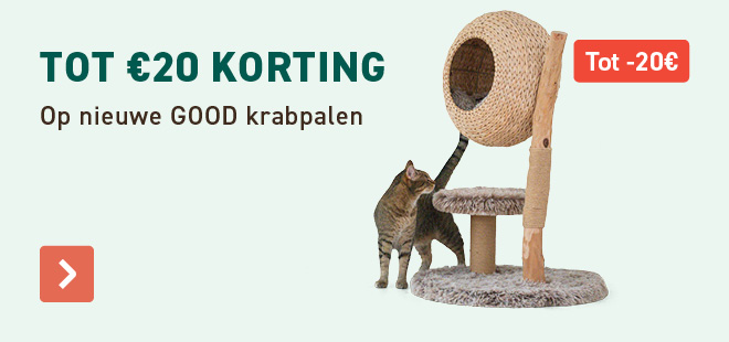 Tot €20 korting op nieuwe Good krabpalen