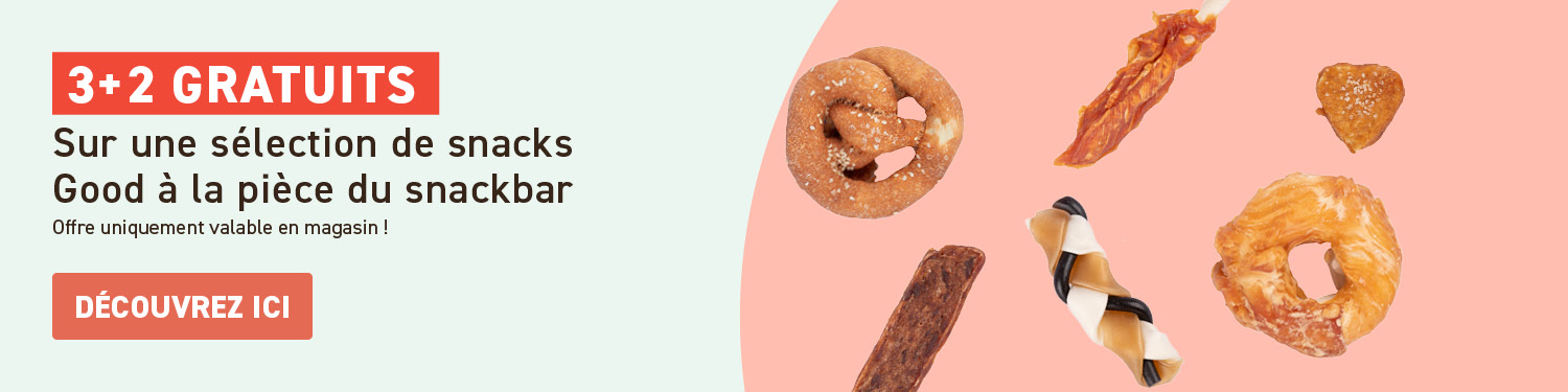 3+2 friandises du snackbar