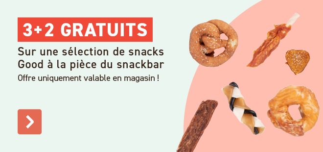 3+2 friandises du snackbar