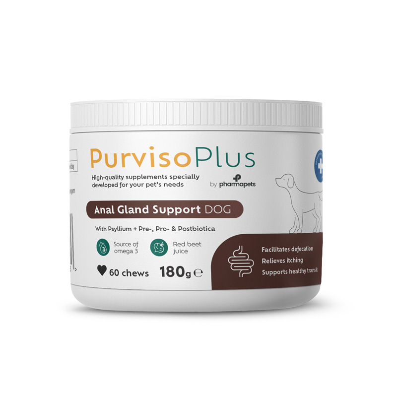 Purviso Plus Anal Gland Support Dog supplement