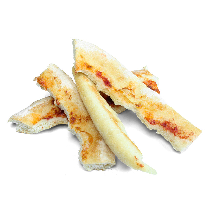 Geef gezonde snacks en geen tafelrestjes.
