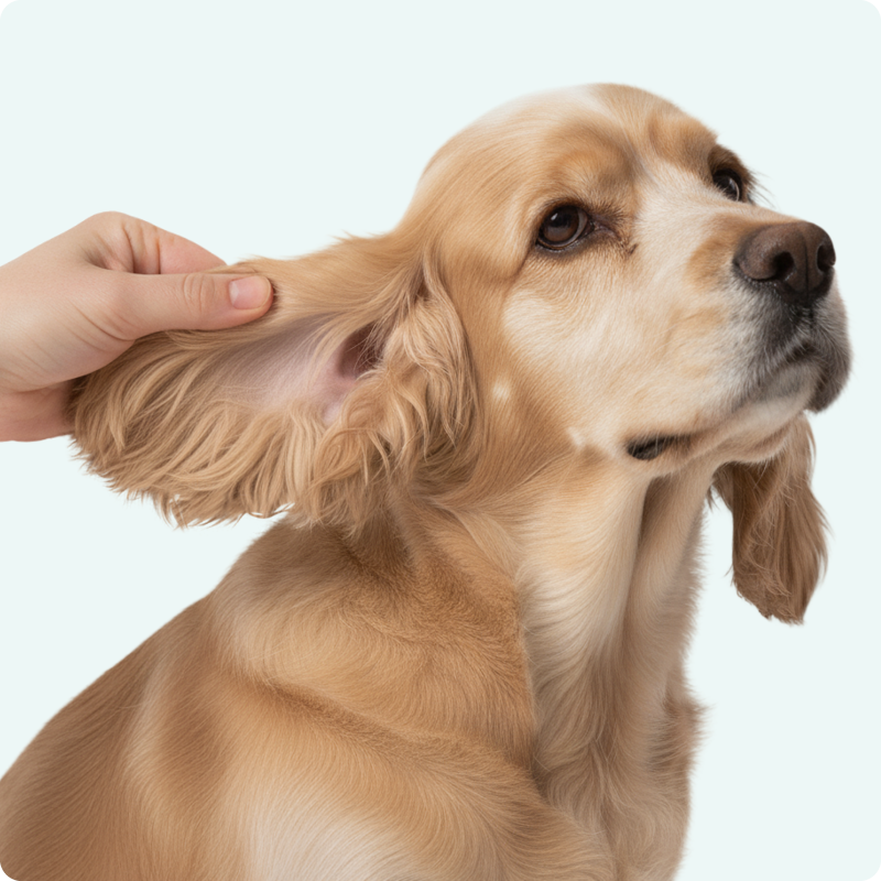 Vérifie régulièrement les oreilles de ton chien