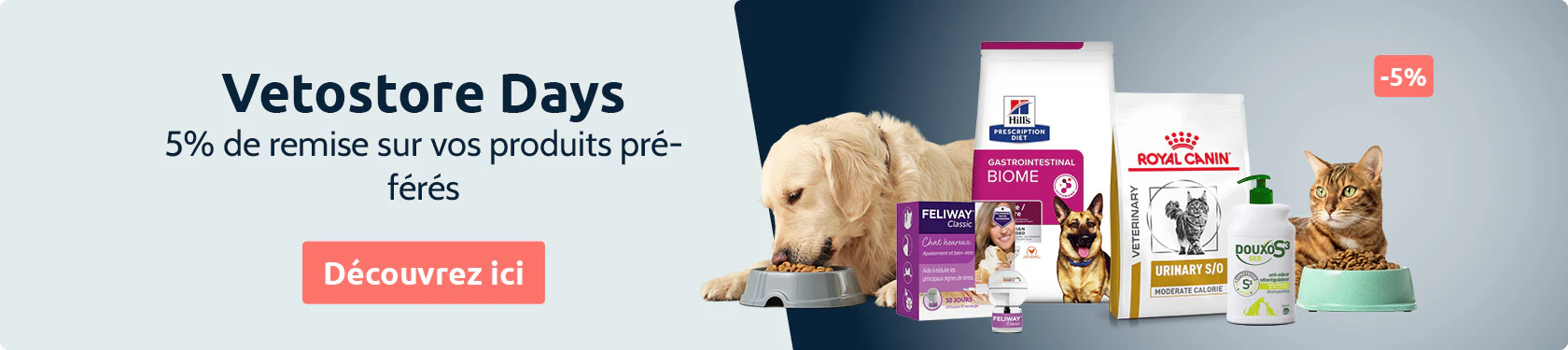 Vetostore Days : 5% de remise sur vos produits préférés