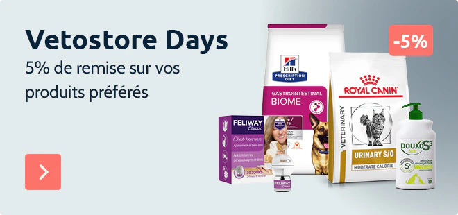 Vetostore Days : 5% de remise sur vos produits préférés