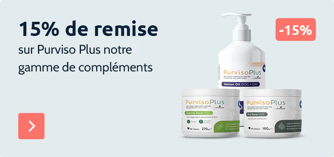 15% de remise sur Purviso Plus, notre gamme de compléments