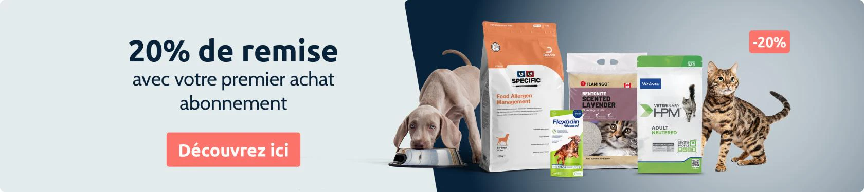 20% de remise sur votre premier achat abonnement