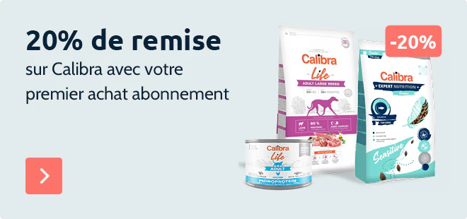 20% de remise sur tout Calibra avec votre premier abonnement