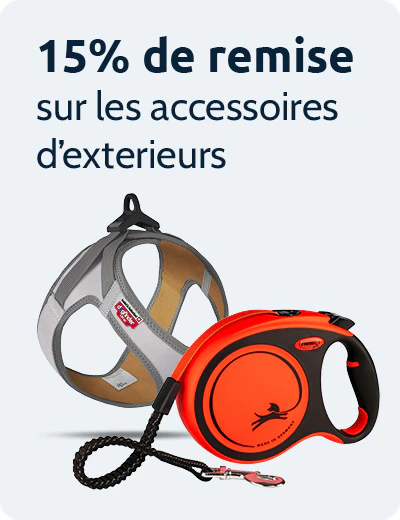15% de remise sur les accessoires extérieurs