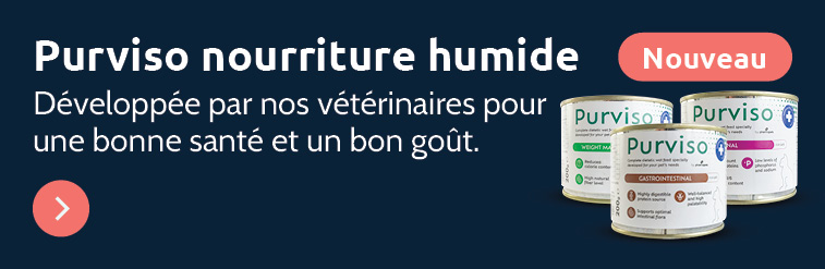 D&eacute;couvrez notre gamme de nourriture humide Purviso