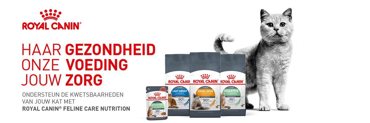 Ontdek het vernieuwde assortiment van Royal Canin Care voeding voor katten