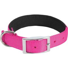 Good Halsband voor Honden Nylon Conf 65cm/25mm Fushia