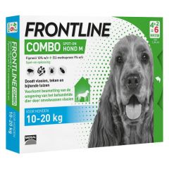 Frontline Combo Spot-on M Voor Honden 10-20kg 6 Pip