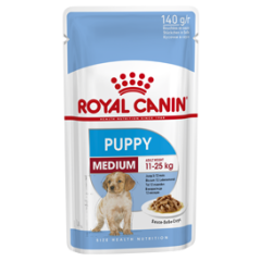 Royal Canin Medium Puppy Aliment Humide pour Chien 10x140g