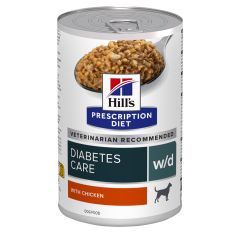 Hill's Prescription Diet W/D Diabete pour chien 12x370g